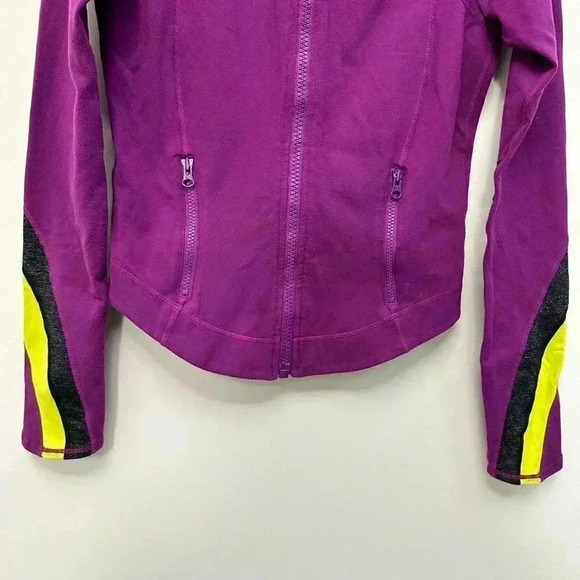 Lululemon Half Moon Full Zip Track Jacket Running Yoga Activewear Purple Women 8 - Picture 8 of 16